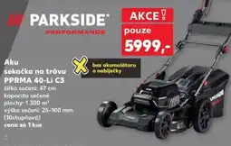 Kaufland Aku sekačka na trávu PPRMA 40-Li C3 nabídka