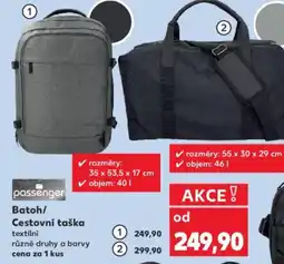 Kaufland Batoh/ Cestovní taška nabídka