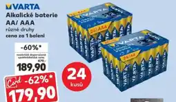 Kaufland Alkalické baterie AA/AAA nabídka