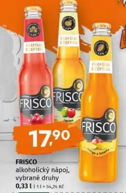 Trefa FRISCO alkoholický nápoj nabídka