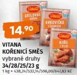 Trefa Vitana kořenicí směs nabídka