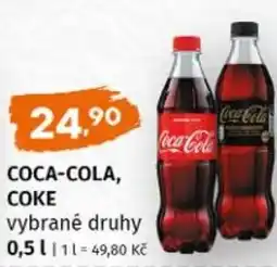 Trefa Coca-cola, Coke nabídka