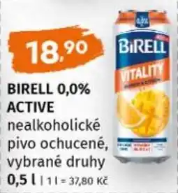 Trefa Birell 0,0% active nealkoholické pivo ochucené nabídka