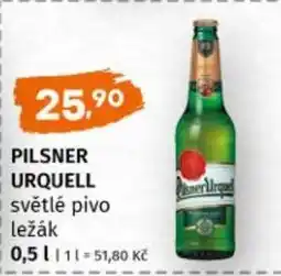 Trefa Pilsner urquell světlé pivo ležák nabídka