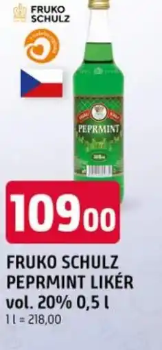 Trefa Fruko schulz peprmint likér vol. 20% nabídka