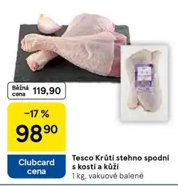 Tesco Tesco Krůtí stehno spodní s kostí a kůží nabídka