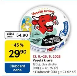 Tesco Veselá kráva nabídka