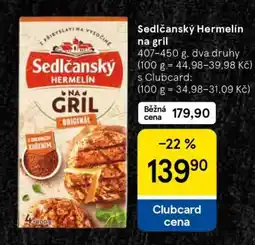 Tesco Sedlčanský hermelín na gril nabídka