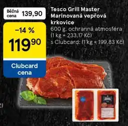 Tesco Tesco Grill Master Marinovaná vepřová krkovice nabídka