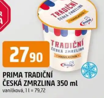 Trefa Prima tradiční česká zmrzlina nabídka