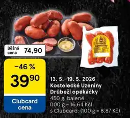 Tesco Kostelecké Uzeniny Drůbeží opékačky nabídka