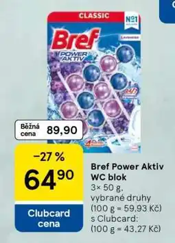 Tesco Bref Power Aktiv WC blok nabídka
