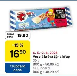 Tesco Veselá kráva Sýr a Křup nabídka