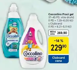 Tesco Coccolino prací gel nabídka
