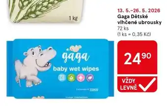 Tesco Gaga Dětské vlhčené ubrousky nabídka