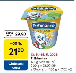 Tesco Pribináček nabídka