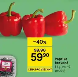 Tesco Paprika červená nabídka