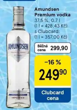 Tesco Amundsen Premium vodka nabídka