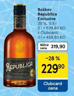 Tesco Božkov Republica Exclusive nabídka
