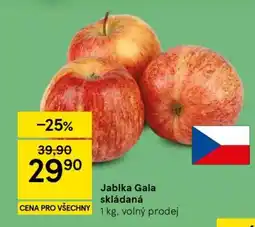 Tesco Jablka Gala skládaná nabídka