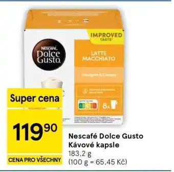 Tesco Nescafé Dolce Gusto kávové kapsle nabídka
