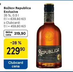 Tesco Božkov Republica Exclusive nabídka