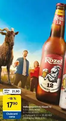 Tesco VELKOPOPOVICKÝ KOZEL 12 nabídka