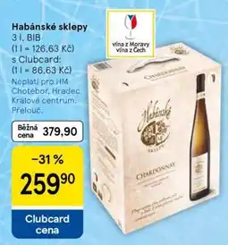 Tesco Habánské sklepy 3 l, BIB nabídka