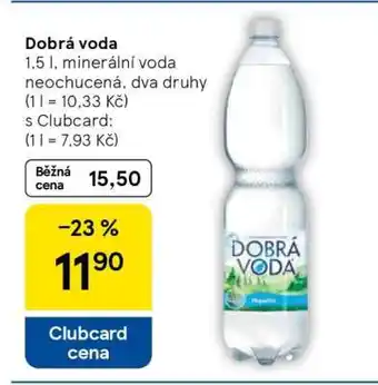 Tesco Dobrá voda nabídka