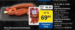 Tesco Tesco Papriková klobása nabídka