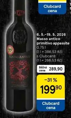 Tesco Masso antico primitivo appassite nabídka