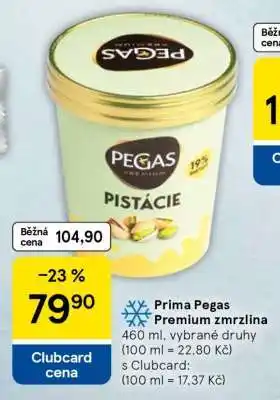 Tesco Prima Pegas Premium Zmrzlina nabídka