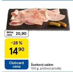 Tesco Šunkový salám nabídka