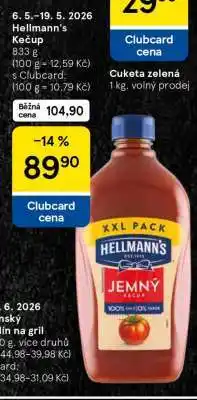 Tesco Hellmann’s kečup nabídka