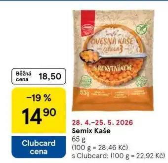 Tesco SEMIX Kaše nabídka