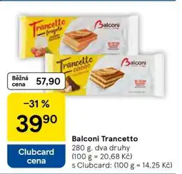 Tesco Balconi Trancetto nabídka