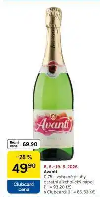 Tesco Avanti nabídka