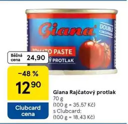 Tesco Giana Rajčatový protlak nabídka