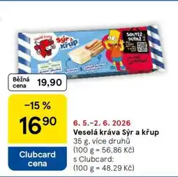 Tesco Veselá kráva Sýr a Křup nabídka