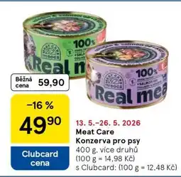 Tesco Meat Care Konzerva pro psy nabídka
