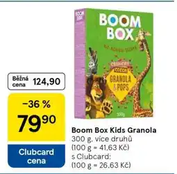 Tesco Boom Box Kids Granola nabídka