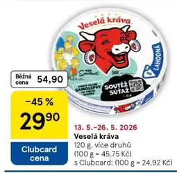 Tesco Veselá kráva nabídka