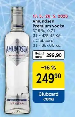 Tesco Amundsen Premium vodka nabídka