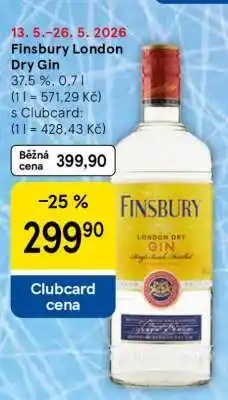 Tesco Finsbury London Dry Gin nabídka