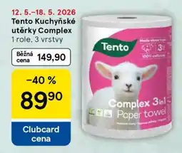 Tesco Tento Kuchyňské utěrky Complex nabídka