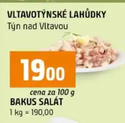 Terno Bakus salát nabídka