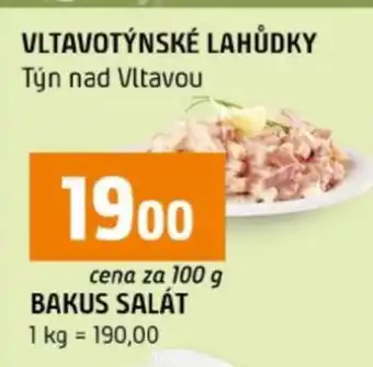Terno Bakus salát nabídka