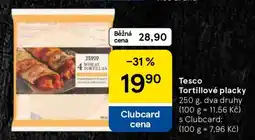 Tesco Tesco Tortillové placky nabídka