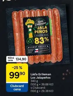 Tesco Láďa Grileman Los Jalapeños nabídka