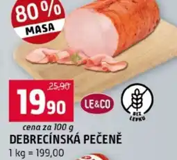 Terno Debrecínská pečeně nabídka